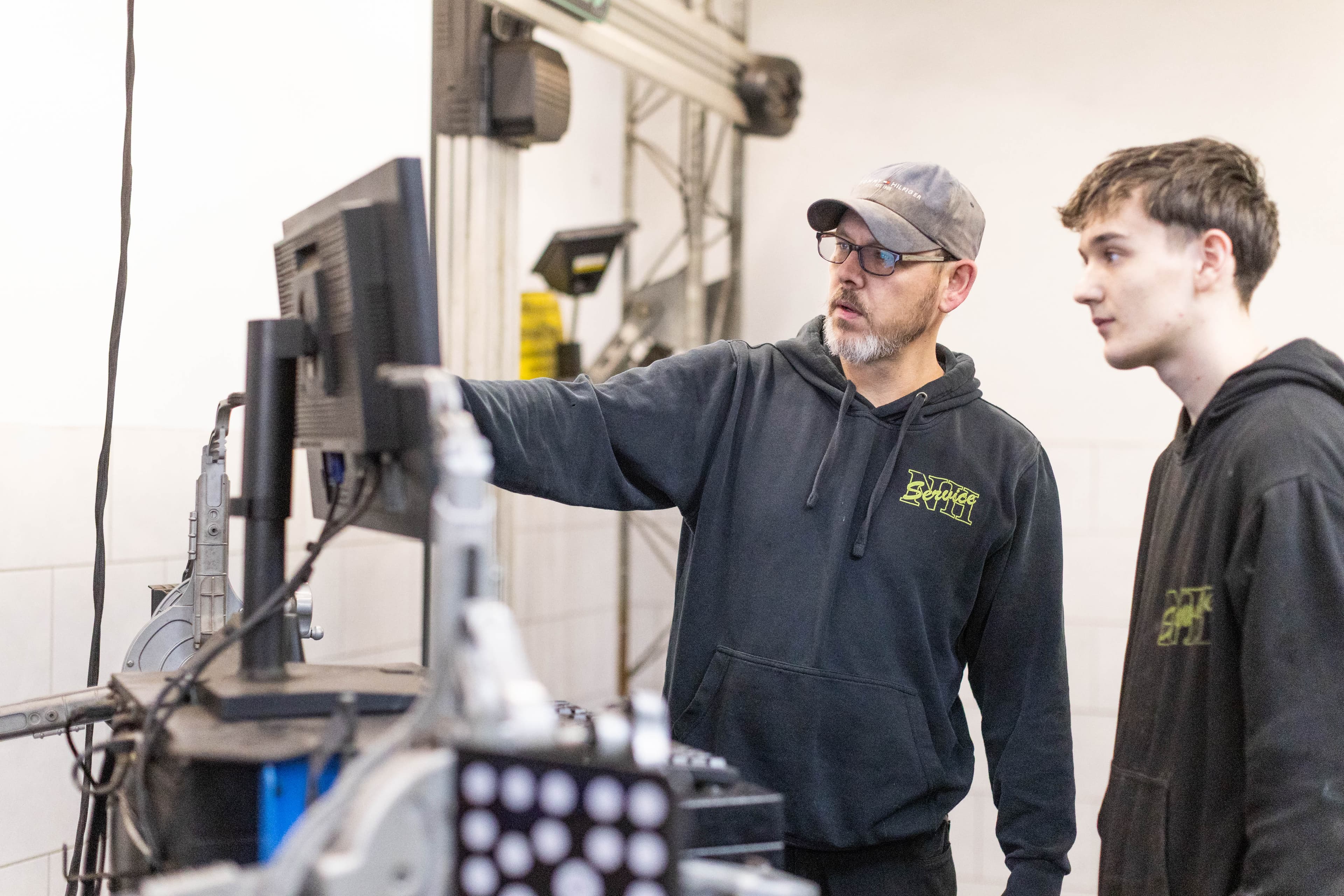 Alexander Wolf bei der Arbeit